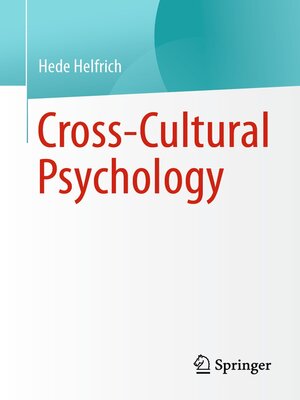 cover image of Cross-Cultural Psychology